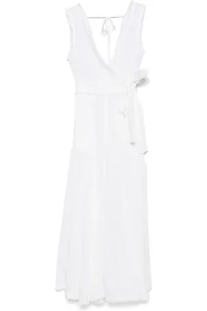 P.A.R.O.S.H. Fringe-detailed midi dress