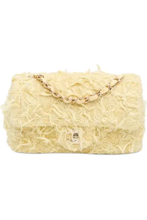 CHANEL 2020 Mini Rectangular Classic Tweed Single Flap crossbody bag