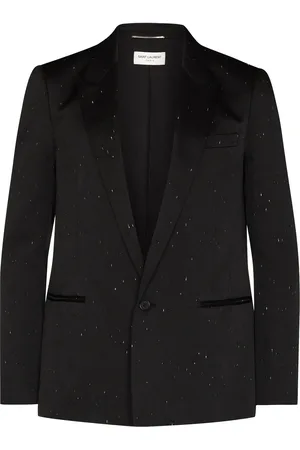Saint Laurent Scratch-detail blazer