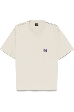 Pins & Needles Butterfly-embroidered T-shirt