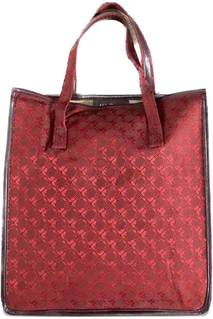 Salvatore Ferragamo 1970s canvas tote bag