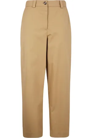 Khaite Cotton straight-leg trousers