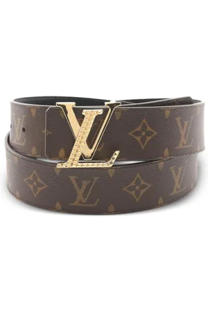 LOUIS VUITTON 2021 Diamond reversible leather belt