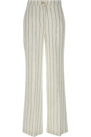 Kaos Striped straight-leg trousers