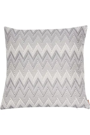 Missoni Zigzag-pattern feather down cushion