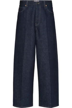 VALENTINO GARAVANI Loose-fit wide-leg jeans