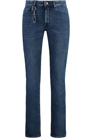 Paul & Shark Decorative-stitching slim-fit jeans