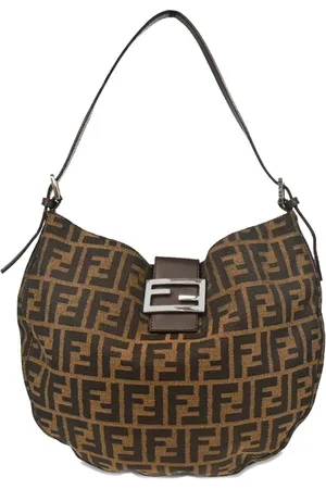 Fendi 1990-2000s Zucca shoulder bag