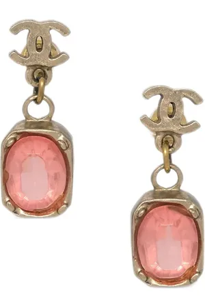 CHANEL 2007 CC dangle earrings