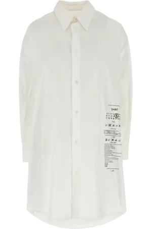 Maison Margiela Numbers-motif shirt dress
