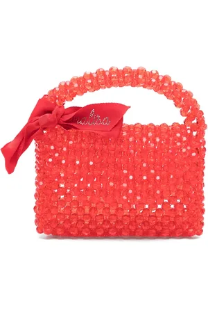 MONNALISA Bead-embellished tote bag