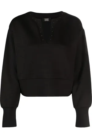 Scotch&Soda Bead-embelished V-neck sweatshirt