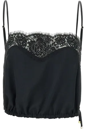 Elisabetta Franchi Lace-detailing top