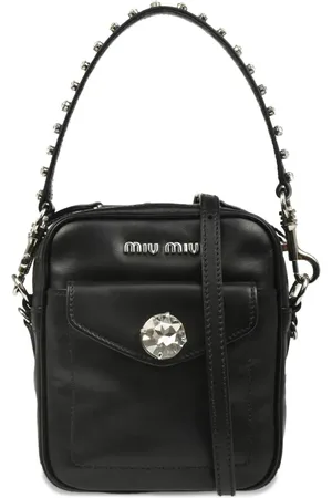 Miu Miu 2010s Solitaire Crystal-Embellished camera bag