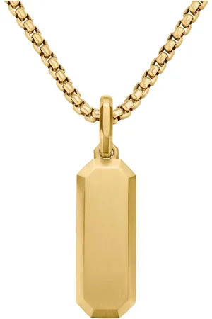 David Yurman 18kt yellow Streamline amulet (39mm)