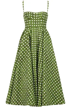 Giambattista Valli Polka-dot flared midi dress