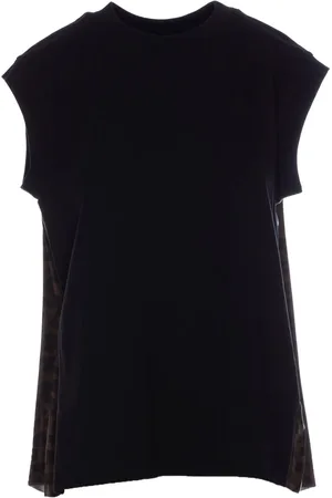SACAI Leopard-print T-shirt