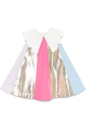 HUCKLEBONES LONDON Rainbow trapeze dress