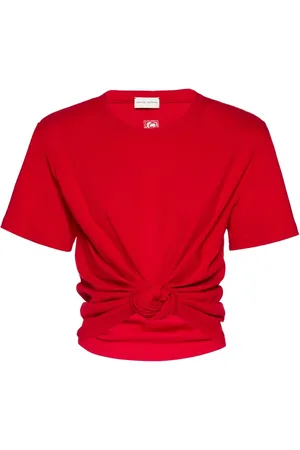 MAGDA BUTRYM Knot-detail T-shirt