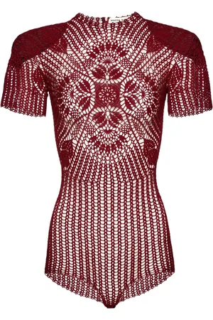 MAGDA BUTRYM Crochet-knit bodysuit