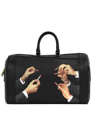 SELETTI Graphic print holdall bag
