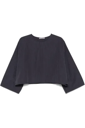 DUSAN Pinstriped top