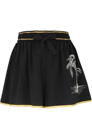 ZIMMERMANN Palm tree-print skirt