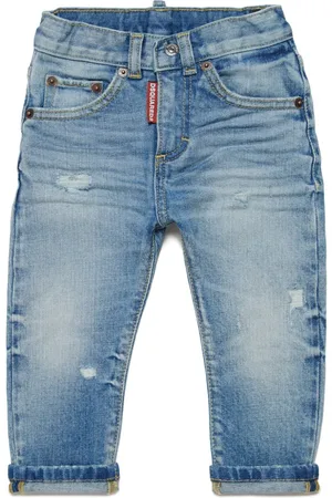 Dsquared2 Ripped straight-leg jeans