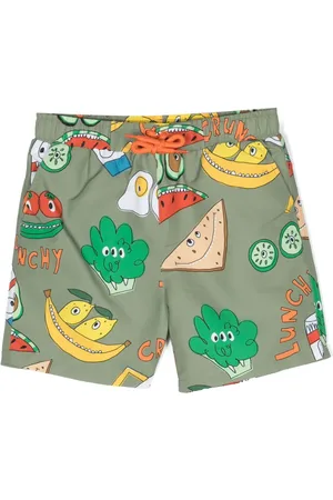 Stella McCartney Graphic-print swim shorts