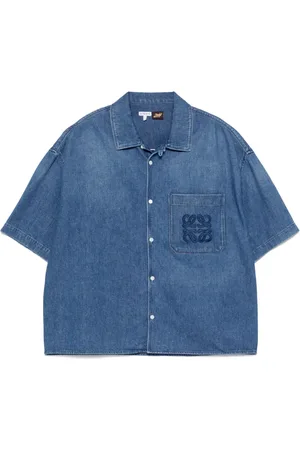 Loewe Anagram-patch shirt