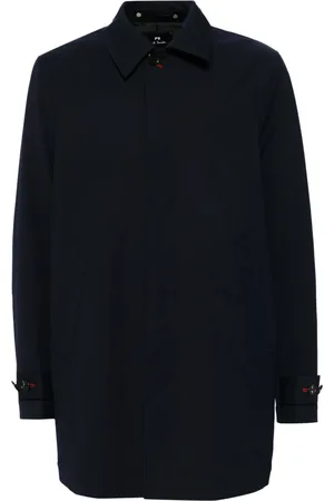 Paul Smith Cotton-blend single-breasted coat