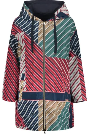 HERNO Reversible striped coat