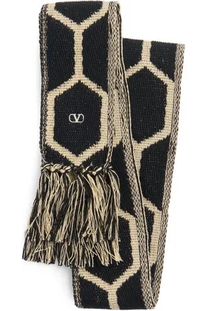 VALENTINO GARAVANI Logo-embroidered scarf