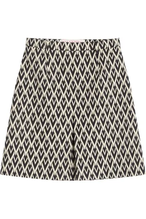 VALENTINO GARAVANI Toute La V jacquard mini skirt