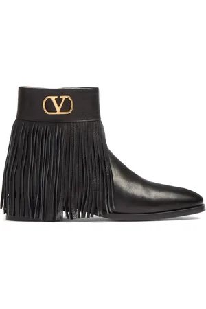 VALENTINO GARAVANI Fringe-detailing boots