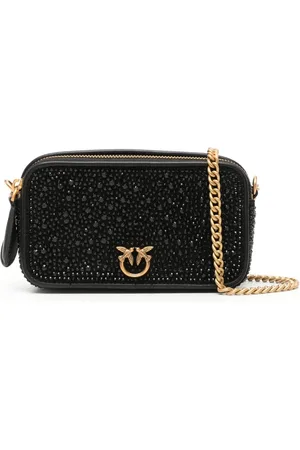 Pinko Crystal-embellished camera bag