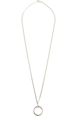 Maison Margiela Logo ring pendant necklace