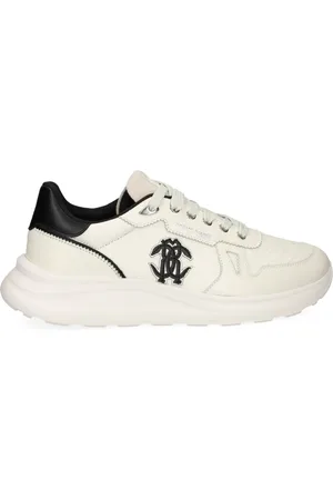 Roberto Cavalli Mirror Snake-appliqu?? sneakers