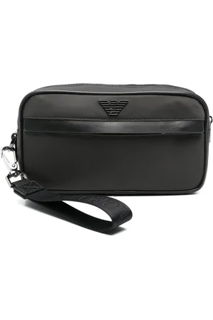 Emporio Armani Logo-plaque clutch