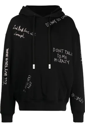 HACULLA Stud-embellished cotton hoodie