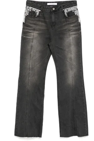 Rokh Lace detailing jeans