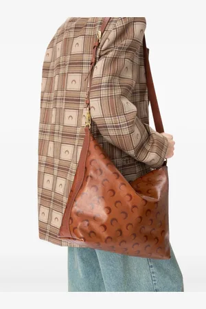 Marine Serre Moon Airbrushed messenger bag