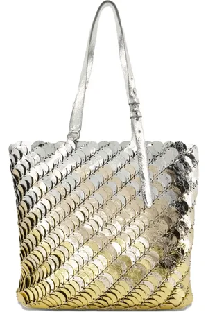 Paco rabanne Metallic chainmail tote bag