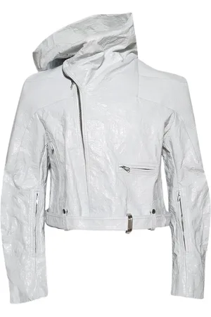 Rick Owens Cropped hooded jacket