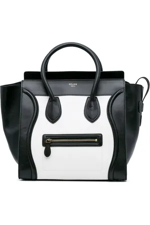Céline 2012 Mini Bicolor Calfskin Luggage tote bag