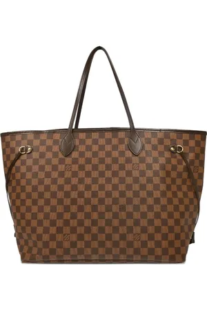LOUIS VUITTON 2011 Damier Ebene Neverfull GM tote bag