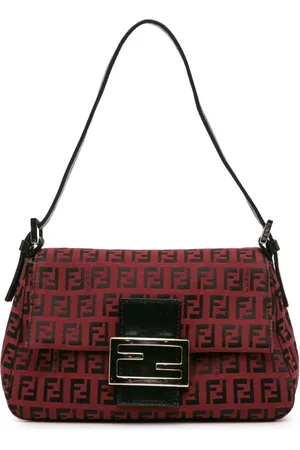 Fendi 2000-2024 Mini Zucchino Canvas Mamma Forever shoulder bag