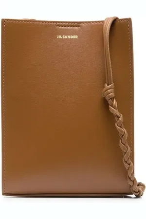 Jil Sander Logo-lettering leather shoulder bag