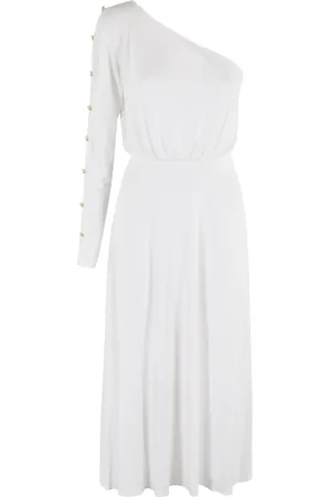 Elisabetta Franchi One-shoulder midi dress