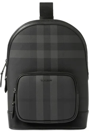 Burberry Vintage-check print messenger bag